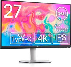 Dell S2722QC 27インチ 4K モニター