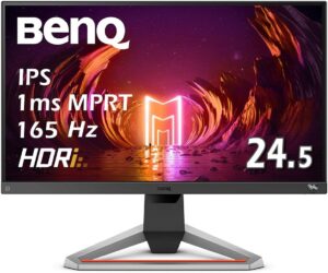 ベンキュージャパン BenQ MOBIUZ EX2510S ゲーミングモニター (24.5インチ/165Hz/IPS/フルHD/1ms/HDRi treVoloスピーカー